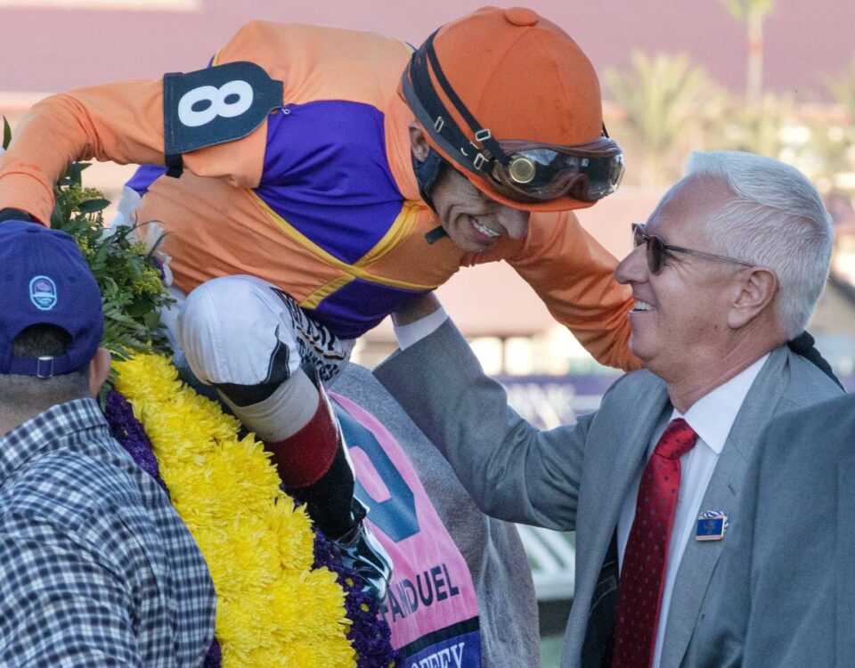 John Velazquez & Todd Pletcher - Barbara D. Livingston - Daily Racing Form