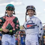 Irad Oritz Jr y Tyler Gaffalione - foto Barbara D. Livingston - Daily Racing Form