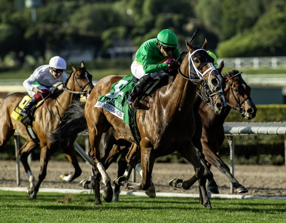 Mondego y Emisael Jaramillo - San Marcos Stakes G3 - Santa Anita Park - © BENOIT PHOTO