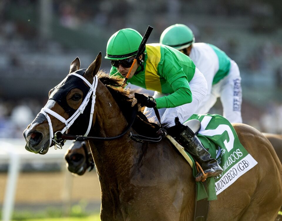 Mondego y Emisael Jaramillo - San Marcos Stakes G3 - Santa Anita Park - © BENOIT PHOTO