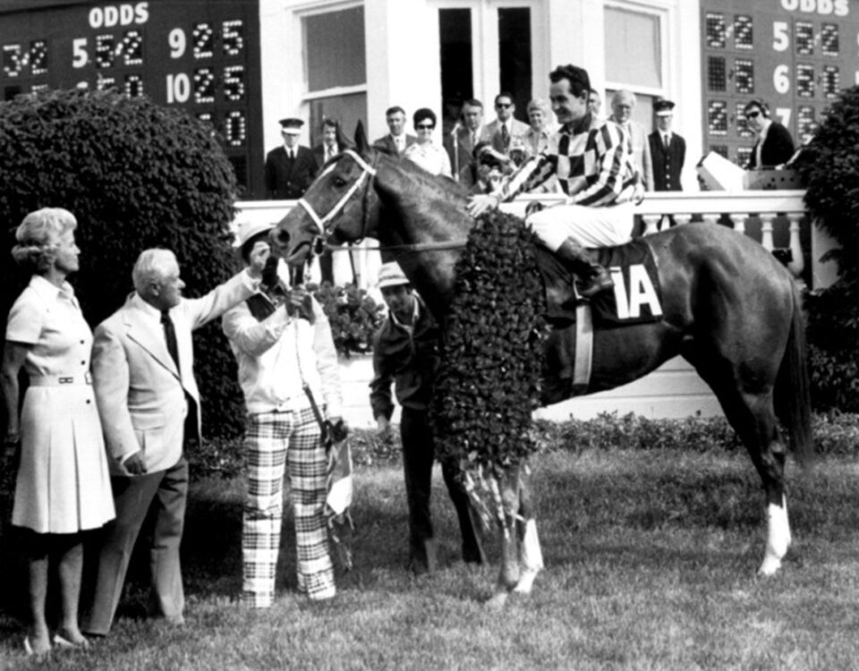 Secretariat-Derby73WinC-Laurin. Daily Racing Form archive.