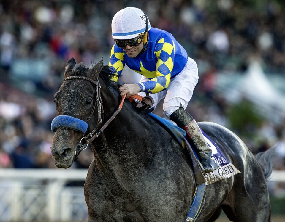 Goal Oriented and jockey Joel Rosario - Benoit Photo