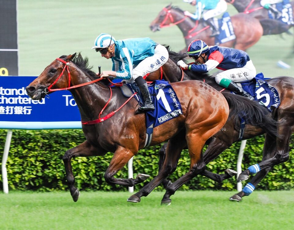 ROMANTIC WARRIOR WINS THE CHAMPIONS & CHATER CUP - credit: Hong Kong Jockey Club Racing