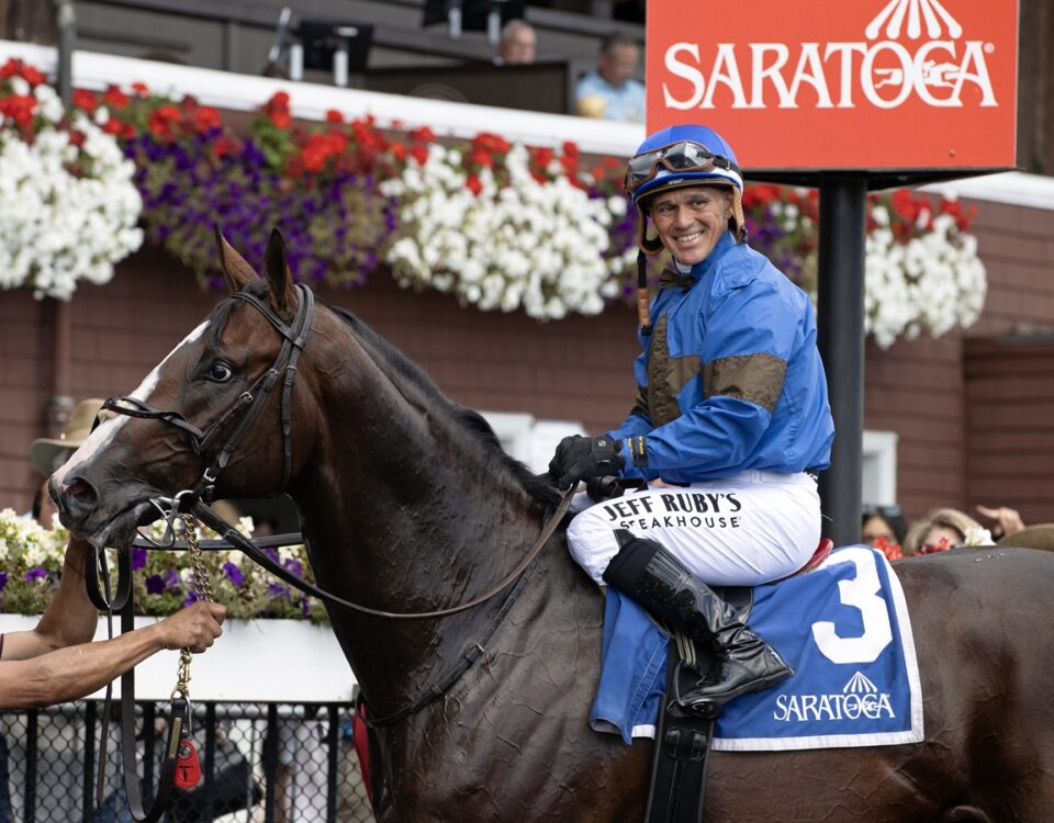 Javier Castellano - Barbara D. Livingston - Daily Racing Form